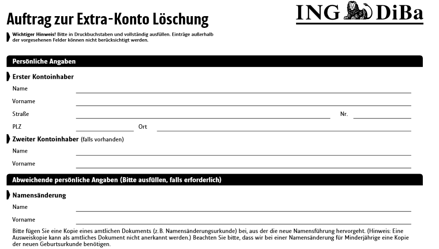 Ing Konto Kündigen Ing Konto Kündigen