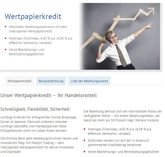 Schnell und flexibel, der Wertpapierkredit.