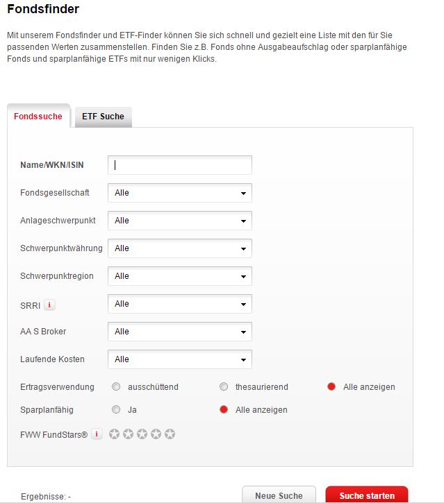 So einfach kann Traden mit dem Fondsfinder sein