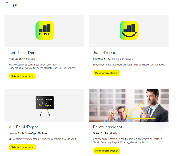 Mehr als nur ein Depot bei comdirect