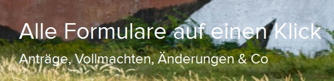 Formulare für die Depotkündigung erhalten