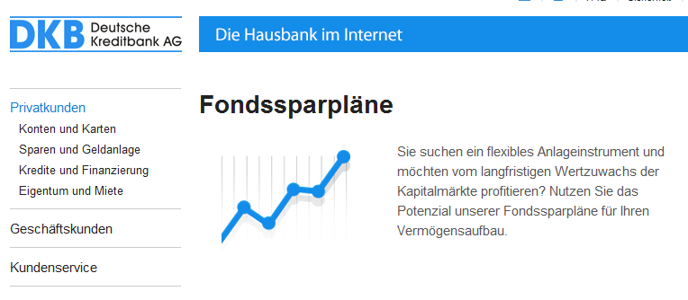  Anlageinstrumente bei der DKB 