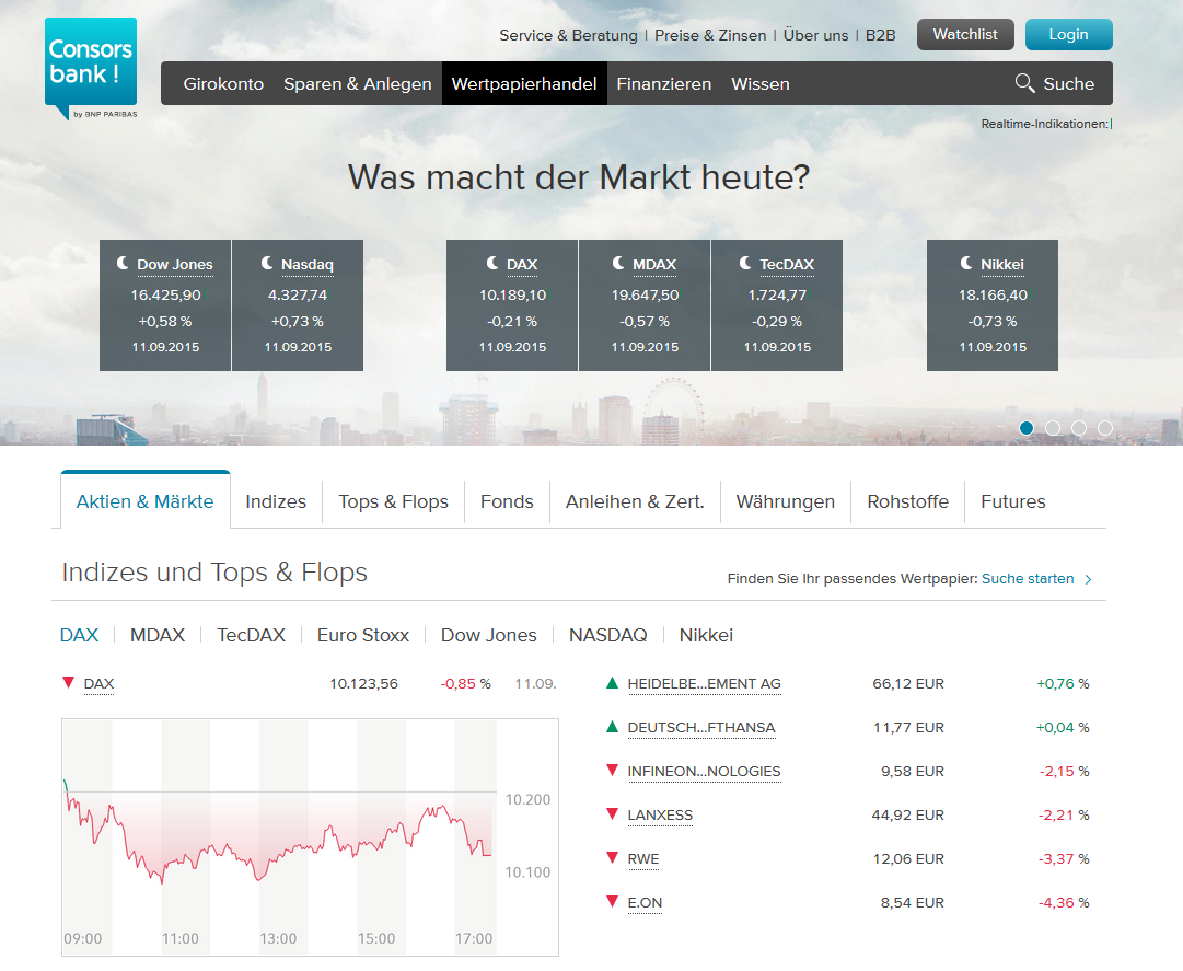 Ein Aktiendepot ist Voraussetzung für den ETF Sparplan