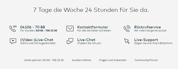 Der gut erreichbare Kundensupport der comdirect