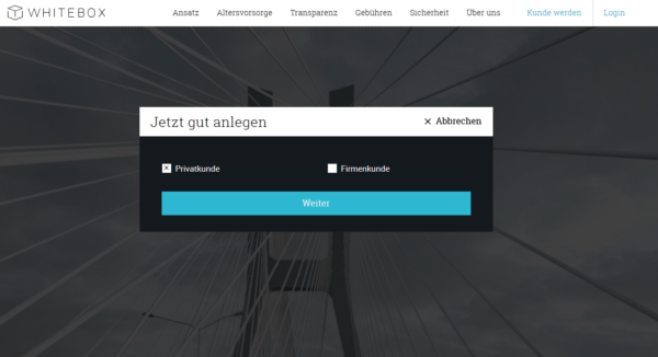 Kunde werden bei Whitebox