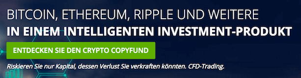 eToro Handel mit Kryptowährungen