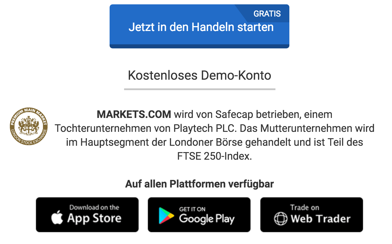 Markets.com Apps