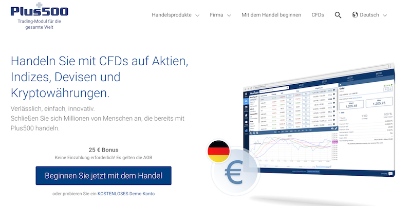 Plus500 Krypto Handel