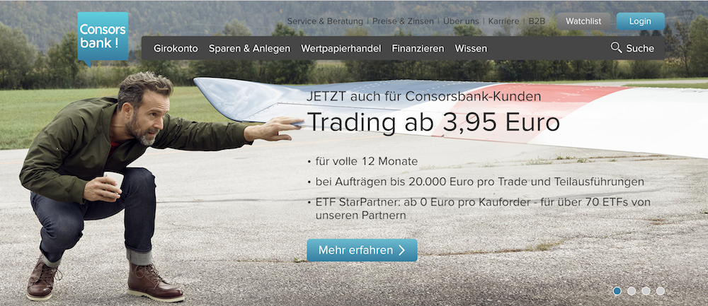 Consorsbank Homepage