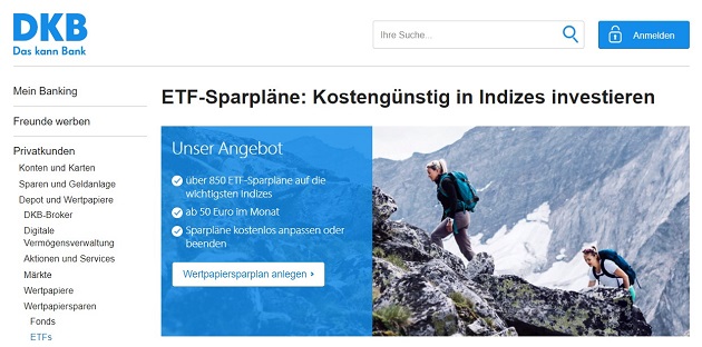 ETF Sparplan DKB