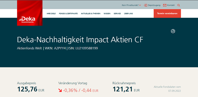 deka nachhaltigkeit impact aktien cf